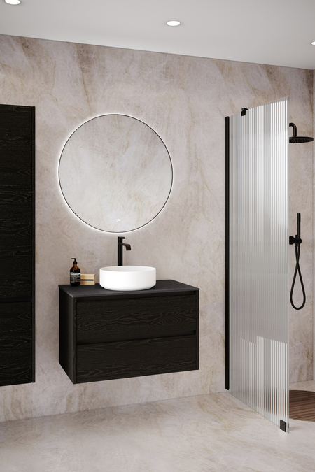 Cabinet with round countertop basin Classic K03