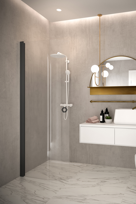 Curved hinged door Forma 306