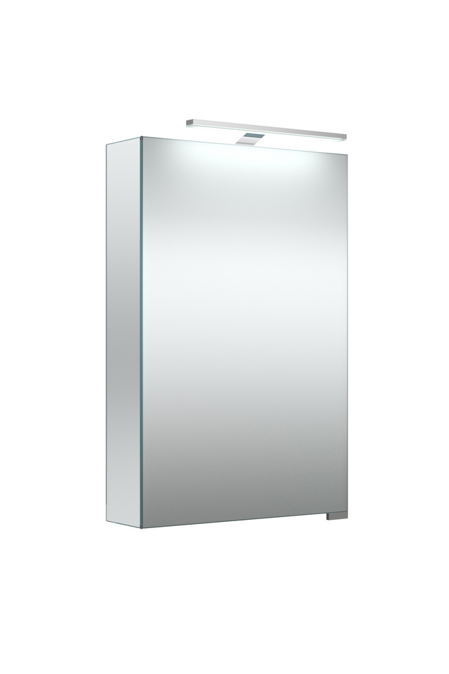 One door mirror cabinet with top lighting Modena Q05