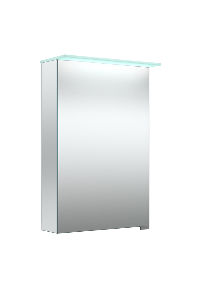 One door mirror cabinet with light visor Modena Q10