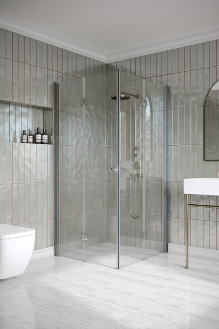 Shower enclosure with folding doors Classic 150 (103x103)