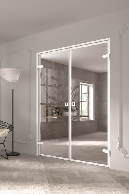 Glass double doors Inne M09 New York