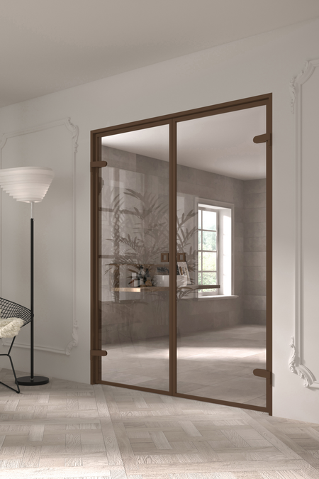 Glass double doors Inne M09 New York