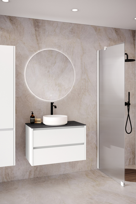 Cabinet with round countertop basin Classic K03