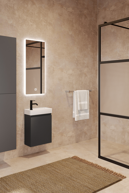 Mini cabinet with ceramic basin Luna L17 Mini