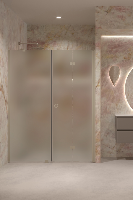 Nisch med fast vägg och vikbar dörr Forma 318