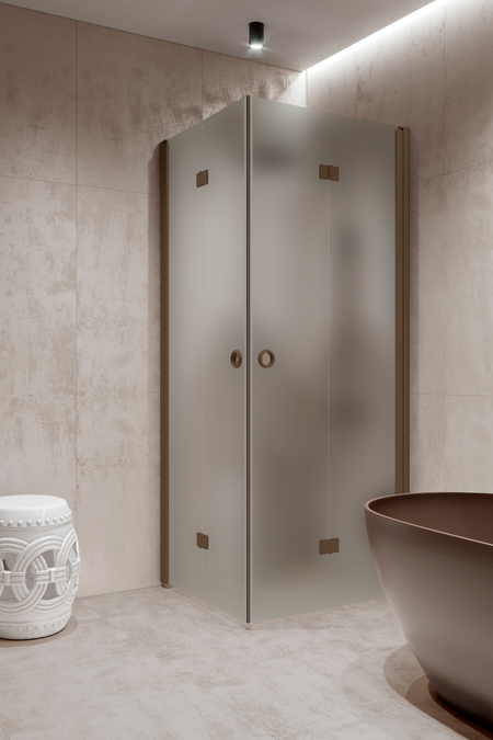 Shower enclosure with folding doors Forma 376