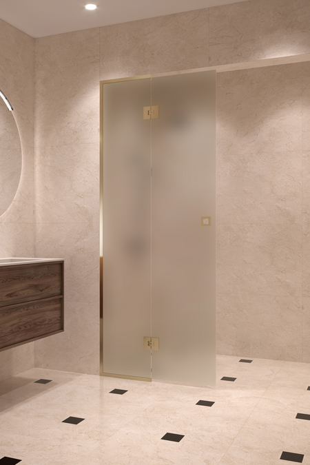 Framed shower screen with a fixed part Vetro 517